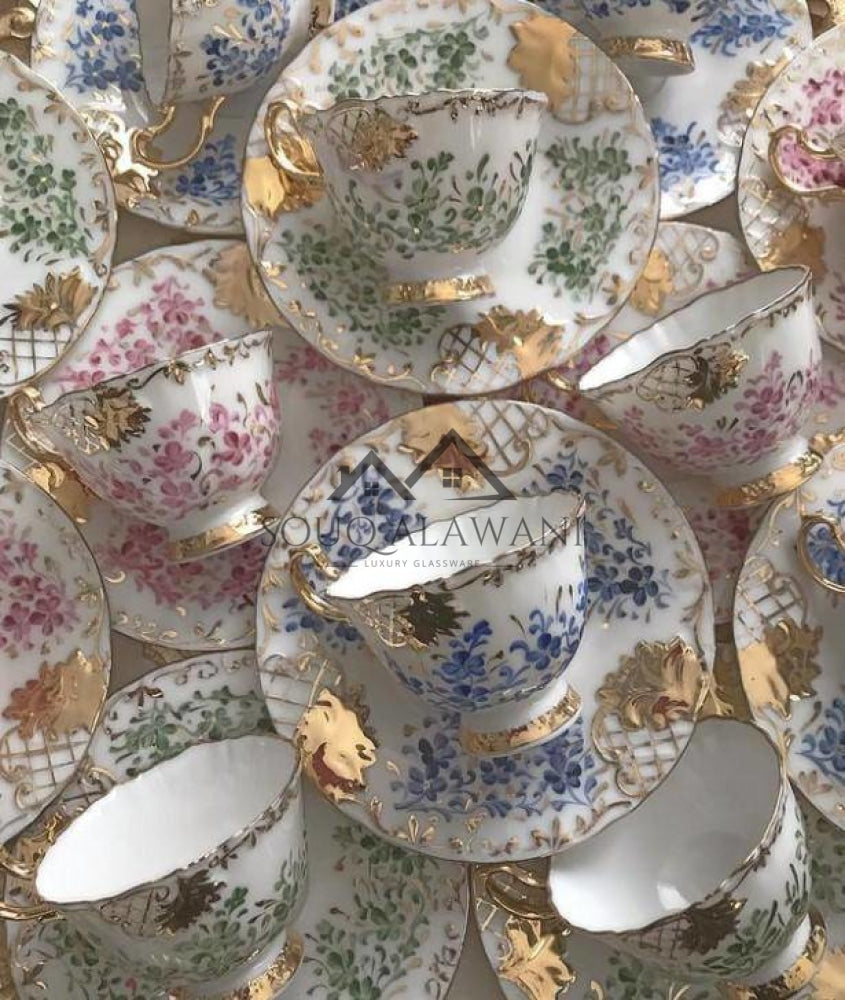 طقم فناجين قهوة 12 قطعة - SOUQ ALAWANI