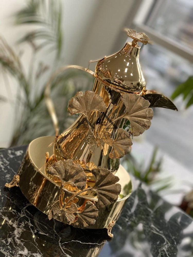 دلة قهوة مع سخان نحاسي - SOUQ ALAWANI