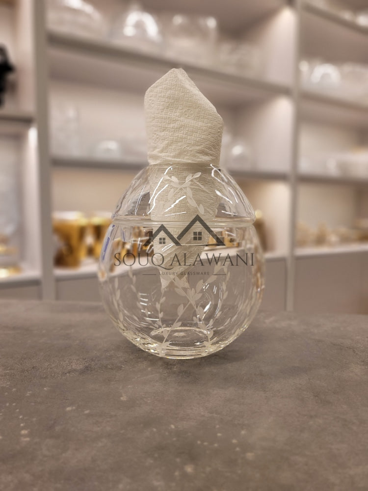 علب مناديل زجاجية - SOUQ ALAWANI