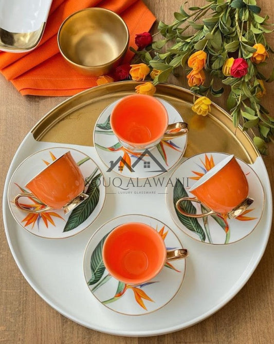 طقم فناجين قهوة 8 قطع - SOUQ ALAWANI