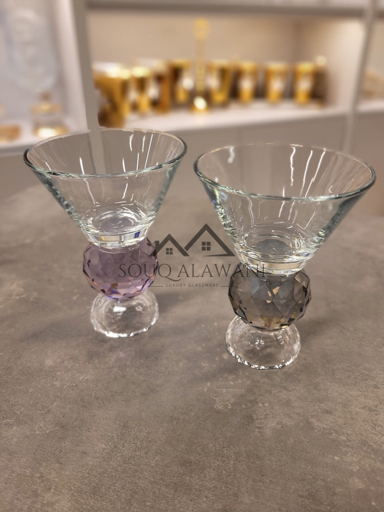 طقم كاسات حلى كريستال 6 قطع - SOUQ ALAWANI