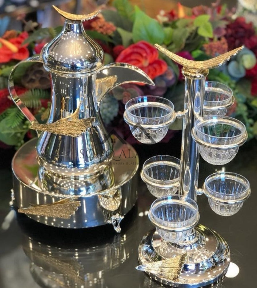 طقم ضيافة نحاسي - SOUQ ALAWANI