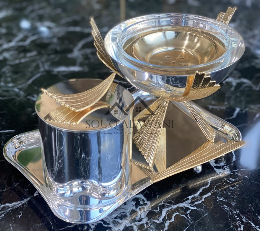 طقم مبخر نحاسي - SOUQ ALAWANI