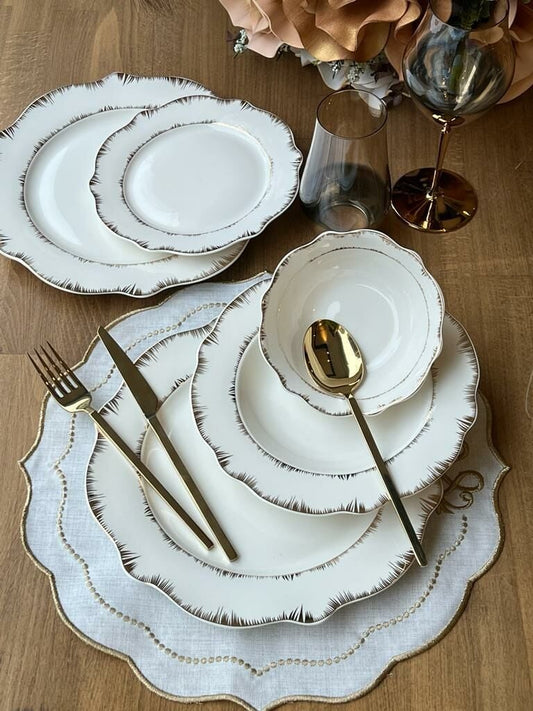 طقم سفرة 24 قطعة / 6 أشخاص - SOUQ ALAWANI