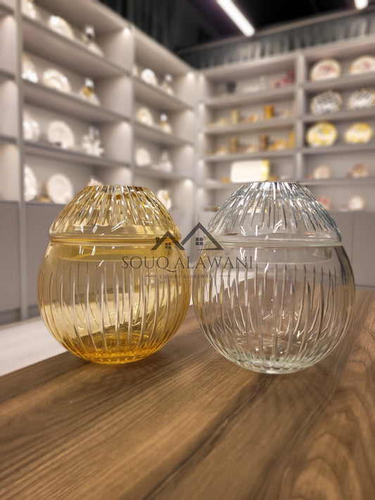 علب مناديل زجاجية فاخرة - SOUQ ALAWANI