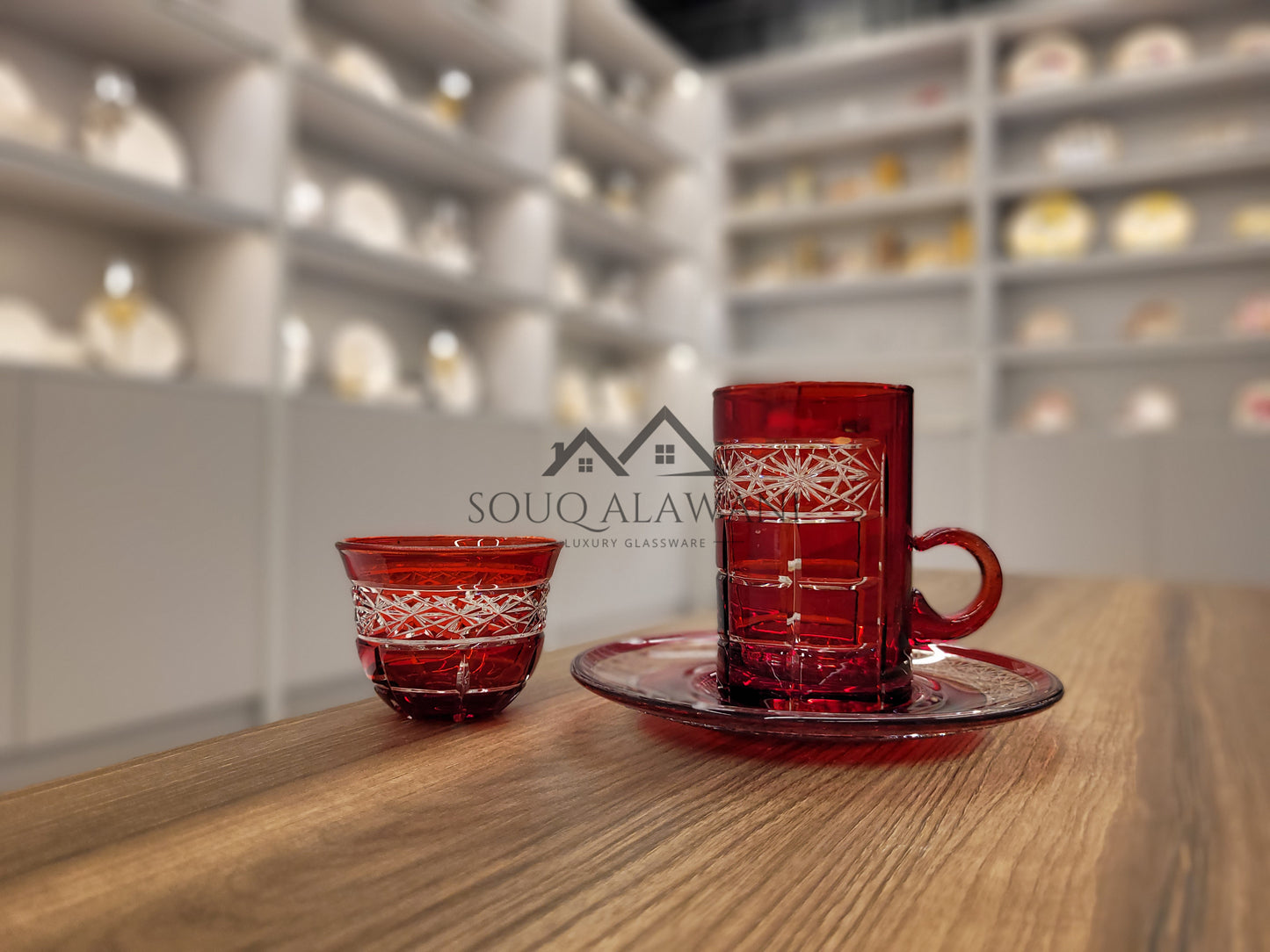 طقم ضيافة 18 قطعة - SOUQ ALAWANI