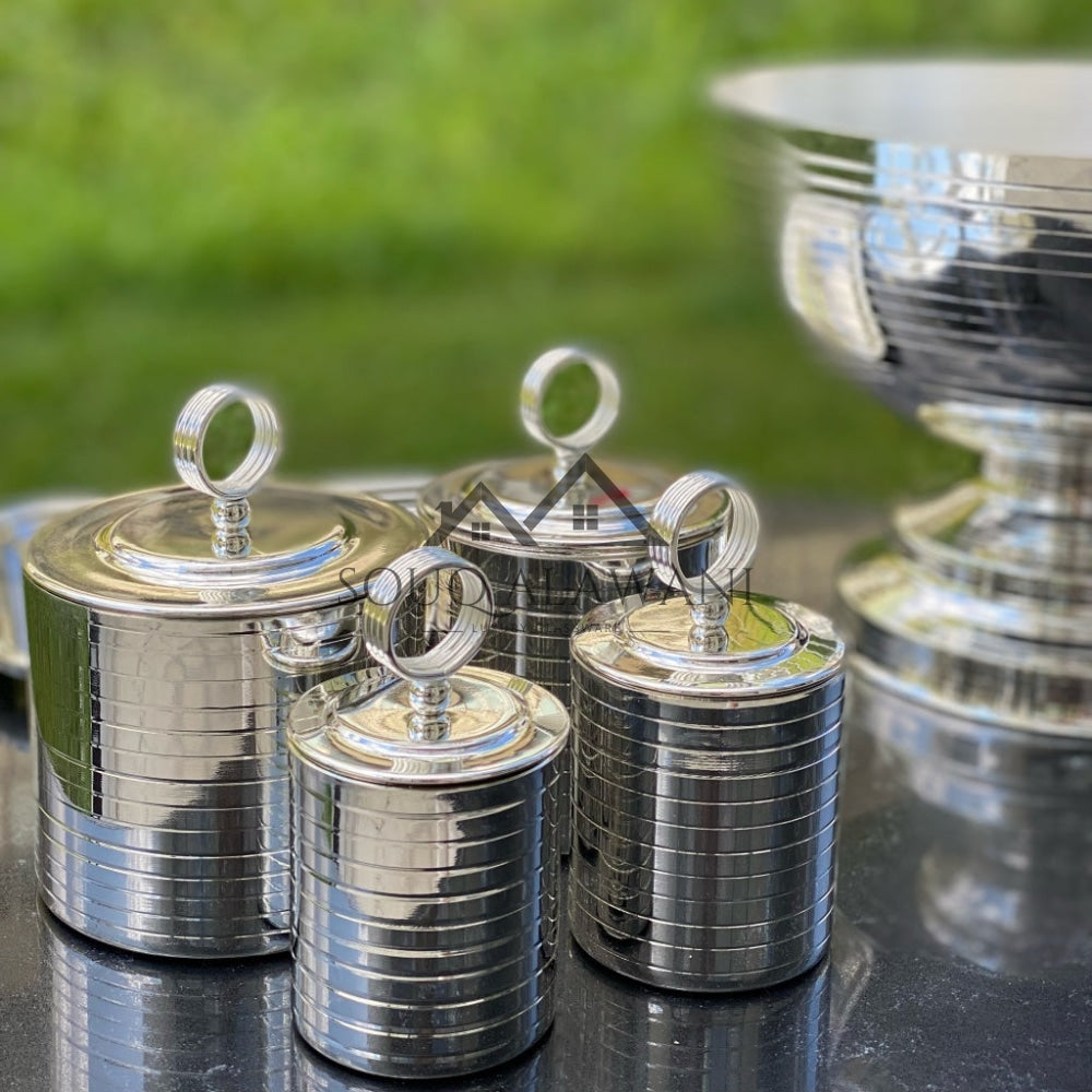 طقم علب نحاسية - SOUQ ALAWANI