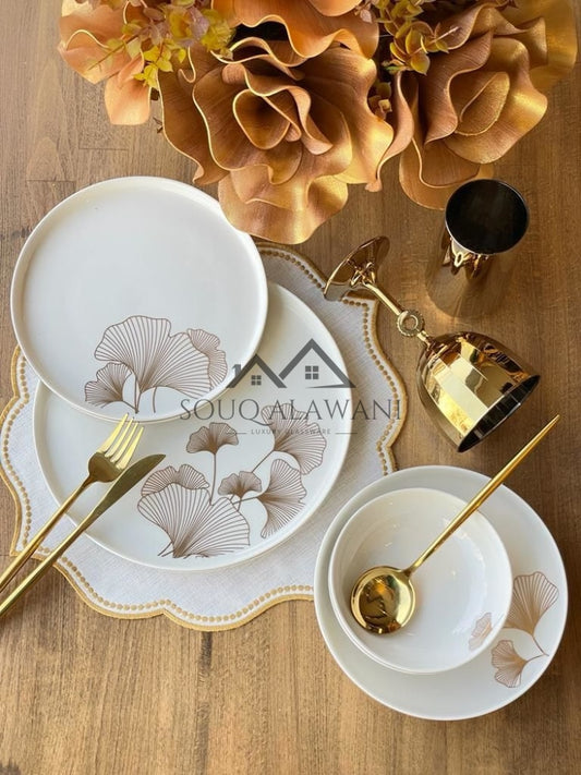 طقم سفرة 24 قطعة / 6 أشخاص - SOUQ ALAWANI