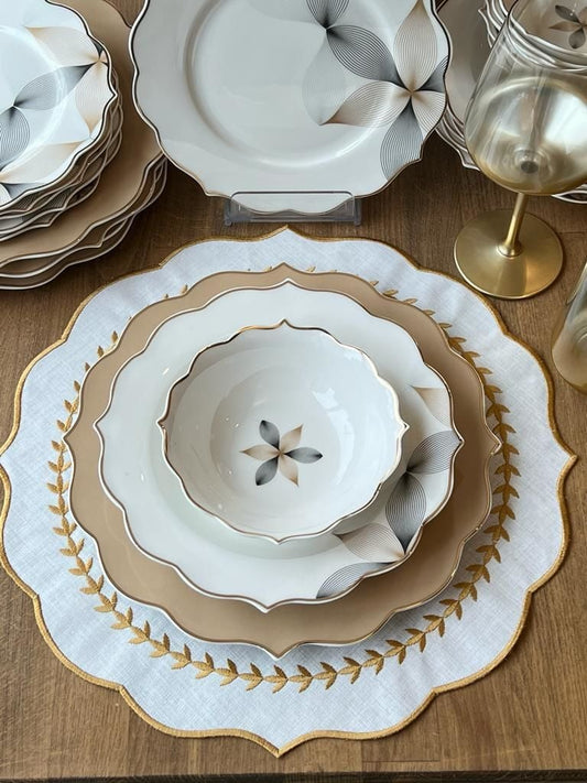 طقم سفرة 24 قطعة / 6 أشخاص - SOUQ ALAWANI