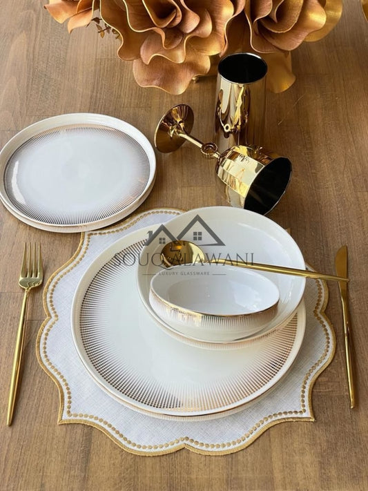 طقم سفرة 24 قطعة / 6 أشخاص - SOUQ ALAWANI