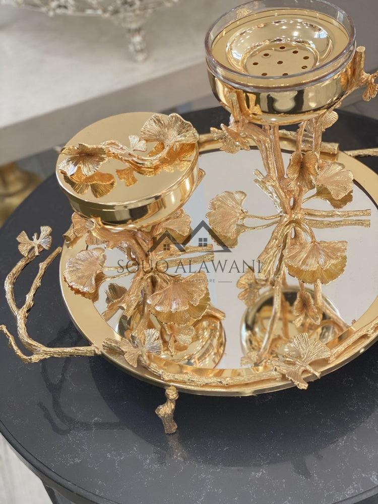 طقم مباخر نحاسية 3 قطع - SOUQ ALAWANI