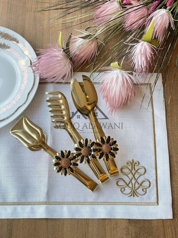 طقم ملاعق تقديم 3 قطع - SOUQ ALAWANI