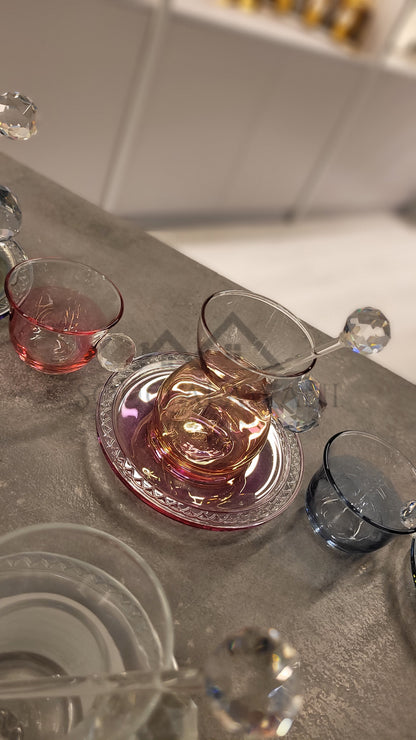 طقم شاي و قهوة-24-قطعة - SOUQ ALAWANI 