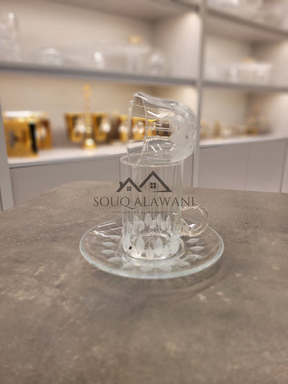 طقم شاي و قهوة 18 قطعة - SOUQ ALAWANI 
