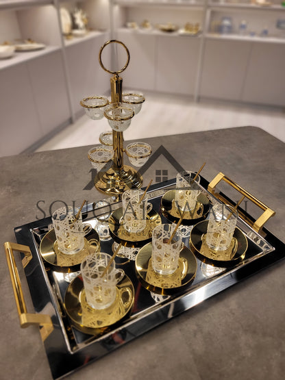 طقم ضيافة 26 قطعة - SOUQ ALAWANI 