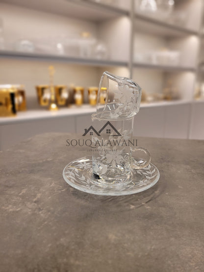 طقم شاي و قهوة 18 قطعة - SOUQ ALAWANI 