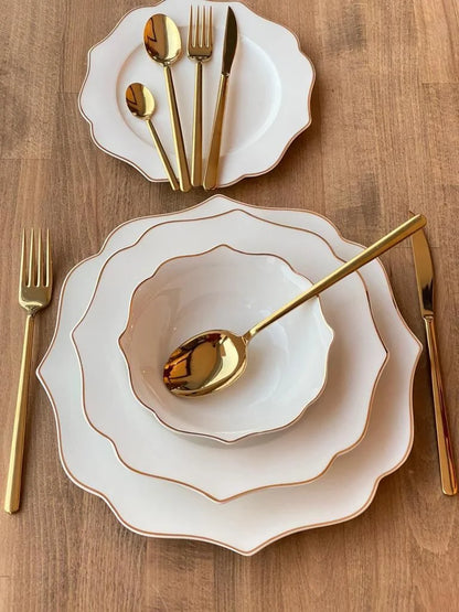 طقم سفرة 24 قطعة / 6 أشخاص - SOUQ ALAWANI 