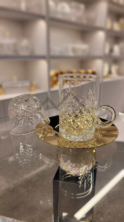 طقم شاي و قهوة 18 قطعة - SOUQ ALAWANI 