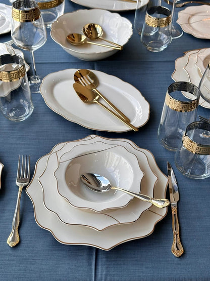 طقم سفرة 6 أشخاص - 94- قطعة - SOUQ ALAWANI 