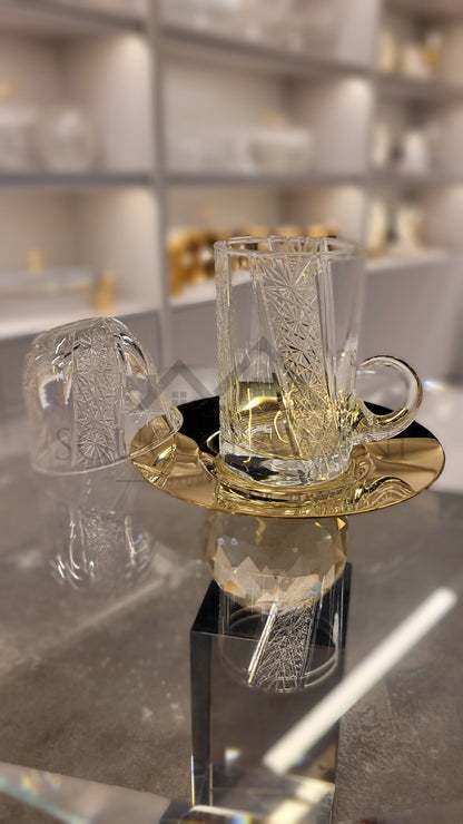 طقم شاي و قهوة 18 قطعة - SOUQ ALAWANI 