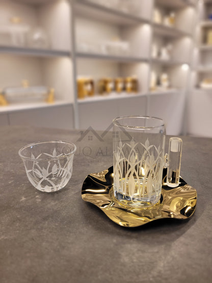 طقم شاي و قهوة 18 قطعة - SOUQ ALAWANI 