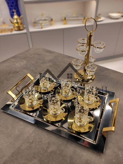 Rose Series / طقم ضيافة 26 قطعة - SOUQ ALAWANI 