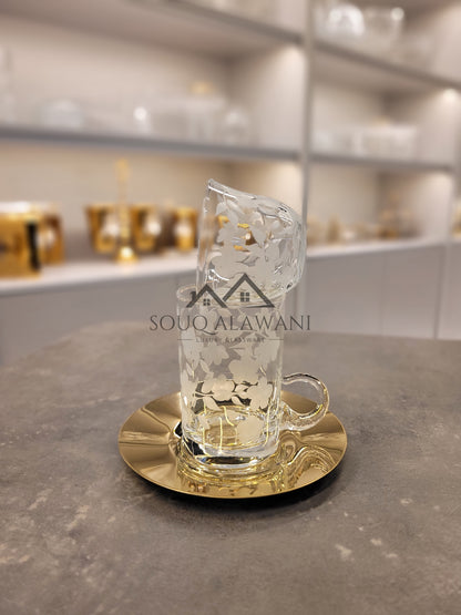 Rose Series / طقم شاي و قهوة 18 قطعة - SOUQ ALAWANI 