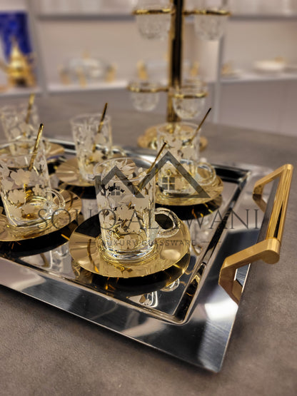 Rose Series / طقم ضيافة 26 قطعة - SOUQ ALAWANI 