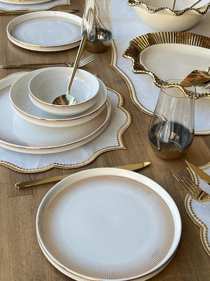 طقم سفرة 6 أشخاص -87- قطعة - SOUQ ALAWANI 