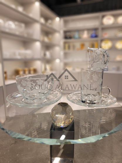 Rose Series / طقم ضيافة 30 قطعة - SOUQ ALAWANI 