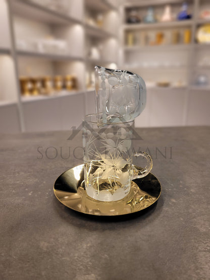 طقم شاي و قهوة 18 قطعة - SOUQ ALAWANI 