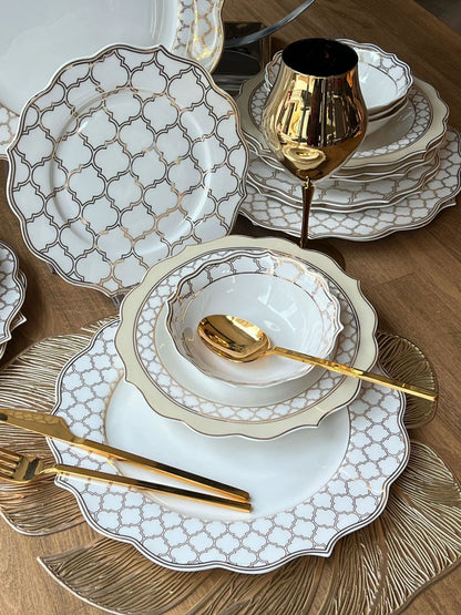 طقم سفرة 24 قطعة / 6 أشخاص - SOUQ ALAWANI 