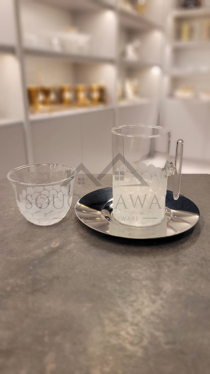 طقم شاي و قهوة / 18 قطعة - SOUQ ALAWANI 