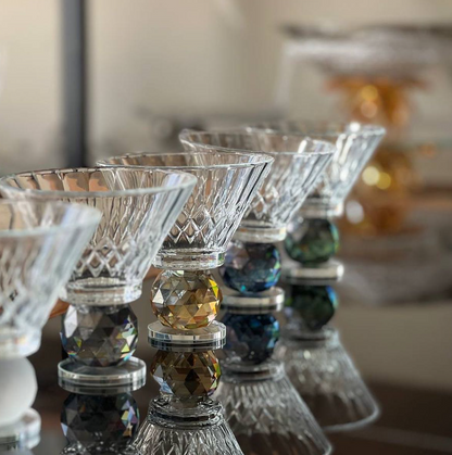 طقم كاسات حلى كريستال 6 قطع - SOUQ ALAWANI 