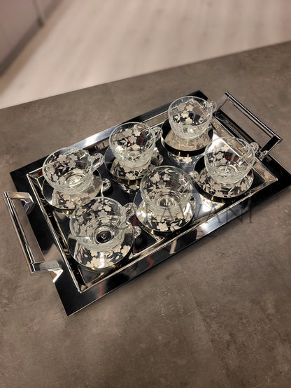 Rose Series / طقم ضيافة 13 قطعة - SOUQ ALAWANI 