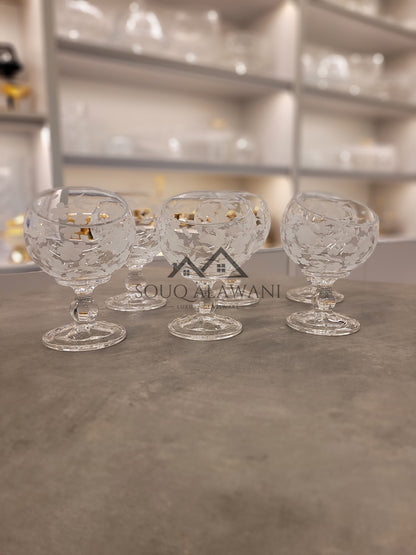 Rose Series / طقم كاسات حلى 6 قطع - SOUQ ALAWANI 
