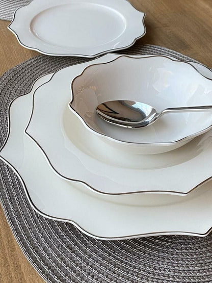 طقم سفرة 24 قطعة / 6 أشخاص - SOUQ ALAWANI 