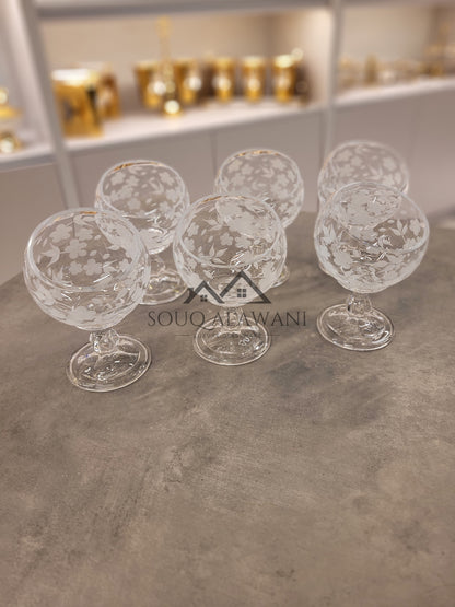 Rose Series / طقم كاسات حلى 6 قطع - SOUQ ALAWANI 