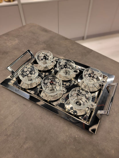 Rose Series / طقم ضيافة 13 قطعة - SOUQ ALAWANI 