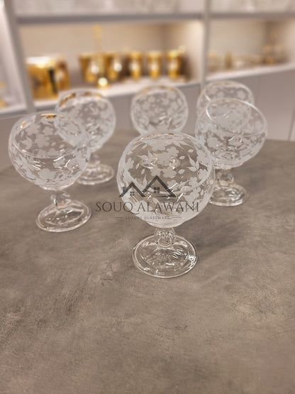 Rose Series / طقم كاسات حلى 6 قطع - SOUQ ALAWANI 