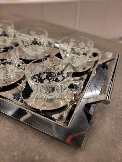 Rose Series / طقم ضيافة 13 قطعة - SOUQ ALAWANI 