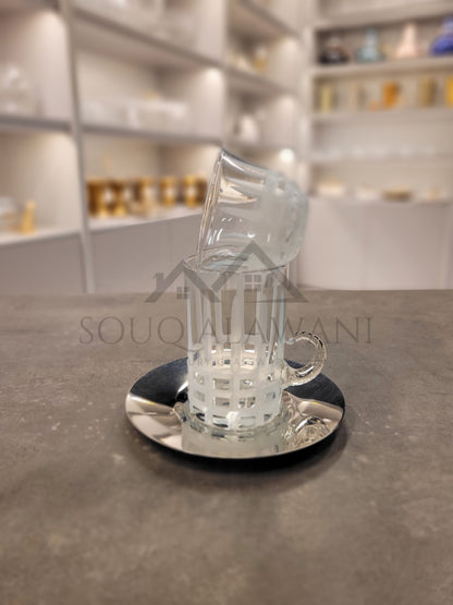 طقم شاي و قهوة 18 قطعة - SOUQ ALAWANI 