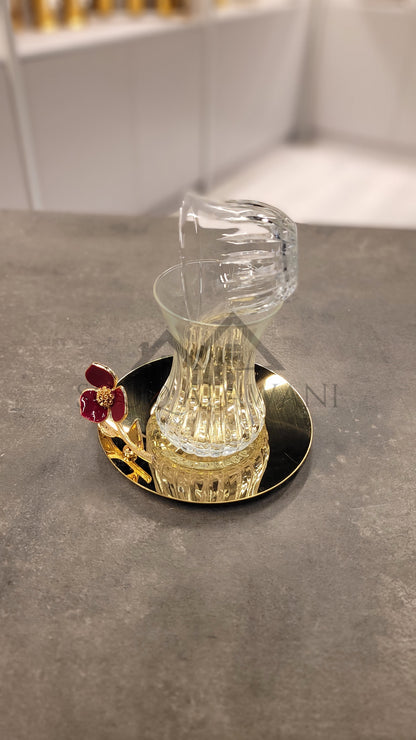 طقم شاي و قهوة 18 قطعة - SOUQ ALAWANI 