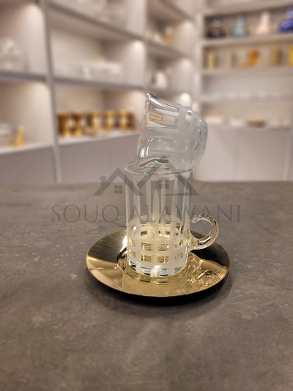 طقم شاي و قهوة 18 قطعة - SOUQ ALAWANI 