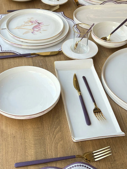 طقم سفرة 6 أشخاص -89- قطعة - SOUQ ALAWANI 