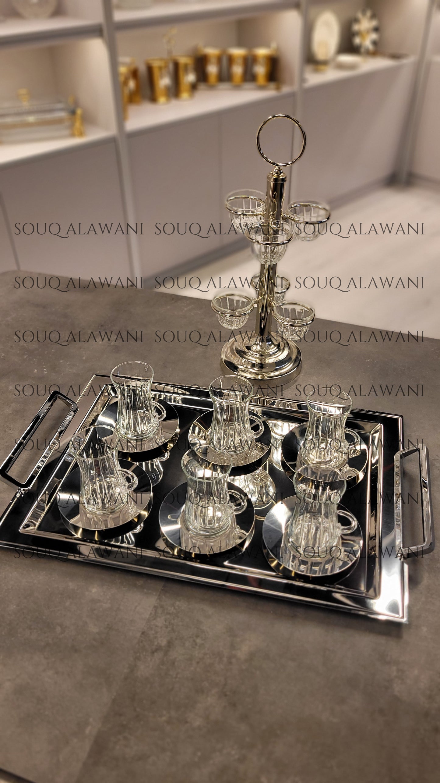 طقم ضيافة . 20 قطعة - SOUQ ALAWANI 