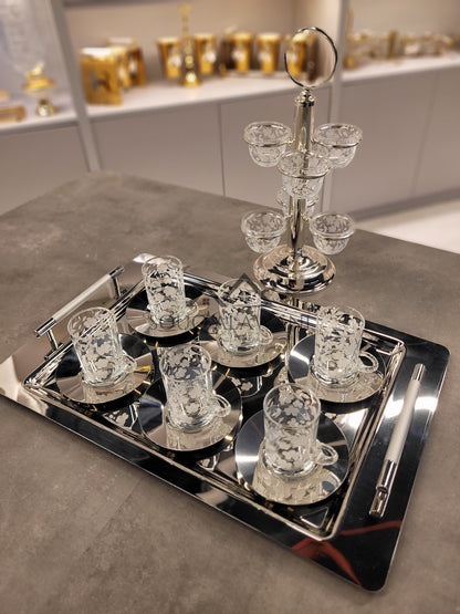 Rose Series / طقم ضيافة 20 قطعة - SOUQ ALAWANI 