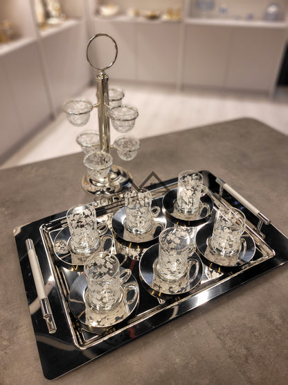 Rose Series / طقم ضيافة 20 قطعة - SOUQ ALAWANI 