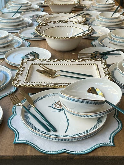 طقم سفرة 12 شخص -154- قطعة - SOUQ ALAWANI 