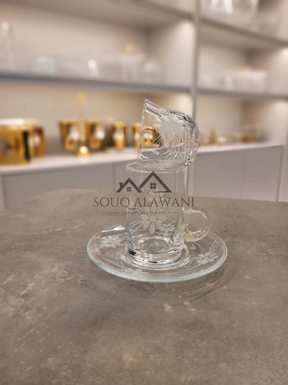 طقم شاي و قهوة 18 قطعة - SOUQ ALAWANI 